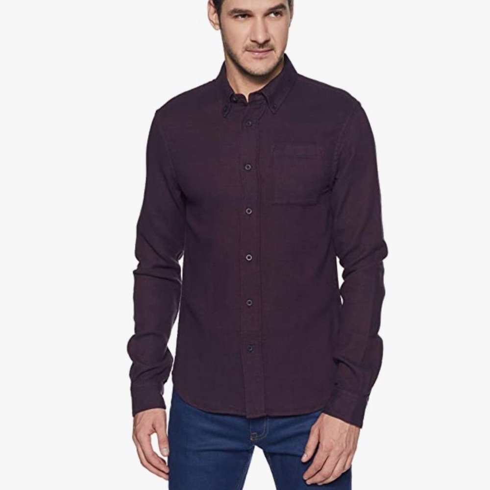 Scotch & Soda Mens Casual Button-Up